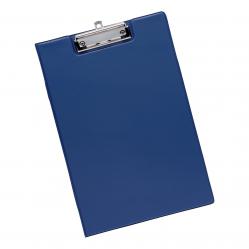 Cheap Stationery Supply of 5 Star Office Fold-over Clipboard with Front Pocket Foolscap Blue 913675 Office Statationery