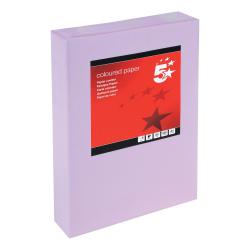 Cheap Stationery Supply of 5 Star Office Coloured Copier Paper Multifunctional Ream-Wrapped 80gsm A4 Medium Violet 500 Sheets 936300 Office Statationery