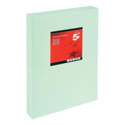 Cheap Stationery Supply of 5 Star Office Coloured Copier Paper Multifunctional Ream-Wrapped 80gsm A3 Light Green 500 Sheets 936356 Office Statationery