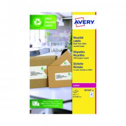 Cheap Stationery Supply of Avery Recycled Address Labels 21/Sheet White (Pack of 315) LR7160-15 AV14264 Office Statationery