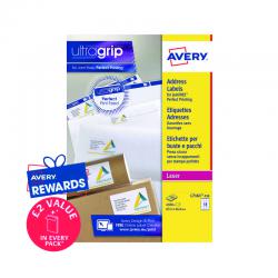 Cheap Stationery Supply of Avery Ultragrip Laser Labels 63.5x46.6mm White (Pack of 4500) L7161-250 Office Statationery