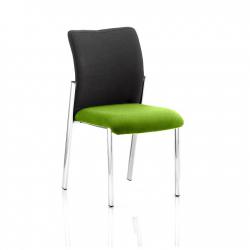 Cheap Stationery Supply of Academy Black Fabric Back Bespoke Colour Seat Without Arms Lime Office Statationery