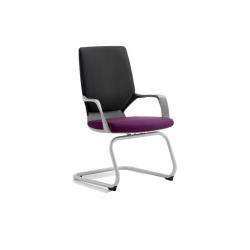 Cheap Stationery Supply of Xenon Visitor Black Shell Bespoke Colour Seat Tansy Purple Office Statationery