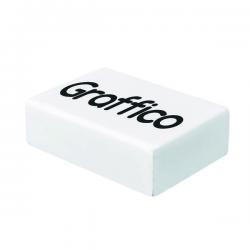 Cheap Stationery Supply of Graffico Plastic Eraser White (Pack of 45) EN05992 EN05992 Office Statationery