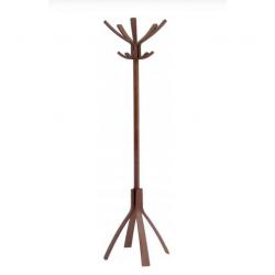 Cheap Stationery Supply of Alba Cafe Coat Stand 10 Pegs Dark Wood PMCAFE 11171AL Office Statationery