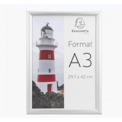 Cheap Stationery Supply of Exacompta Wall Sign Holder Landscape A3 Clear Acrylic With Aluminium Snap Frame 8394358D 15096EX Office Statationery