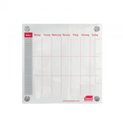 Cheap Stationery Supply of Sasco Week Planner Acrylic Mounted 300 x 300mm 2410181 16923AC Office Statationery