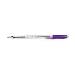 Cheap Stationery Supply of ValueX Ballpoint Pen 1.0mm Tip 0.7mm Line Violet (Pack 50) 18498HA Office Statationery