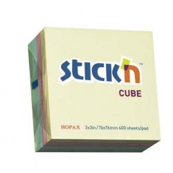 Cheap Stationery Supply of Sticky Notes Cube 76x76mm Pastel Asstd Office Statationery