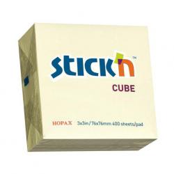 Cheap Stationery Supply of Sticky Notes Cube 76x76mm Pastel Yl Office Statationery
