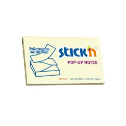 Cheap Stationery Supply of ValueX Stickn Pop-Up Notes 76x127mm 100 Sheets Yellow (Pack 12) 21396 41941HP Office Statationery
