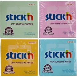 Cheap Stationery Supply of Stickn 360 Sticky Notes 76x76mm 100 Sheets Assorted Colours (Pack 12) 21792 42151HP Office Statationery