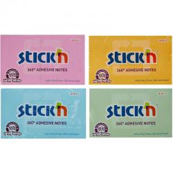 Cheap Stationery Supply of Stickn 360 Sticky Notes 76x127mm 100 Sheets Assorted Colours (Pack 12) 21793 42158HP Office Statationery