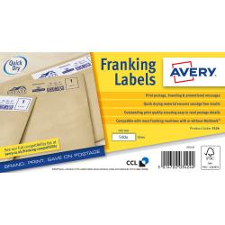 Cheap Stationery Supply of Avery Franking Label Auto Hopper 140x38mm (Pack 1000 Labels) FL04 43516AV Office Statationery