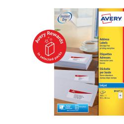 Cheap Stationery Supply of Avery Inkjet Address Label 99.1x38.1mm 14 Per A4 Sheet White (Pack 350 Labels) J8163-25 43607AV Office Statationery