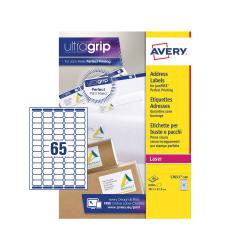 Cheap Stationery Supply of Avery Laser Mini Label 38x21mm 65 Per A4 Sheet White (Pack 6500 Labels) L7651-100 44447AV Office Statationery