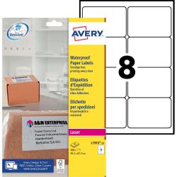 Cheap Stationery Supply of Avery Laser Weatherproof Parcel Label 99x67mm 8 Per A4 Sheet White (Pack 200 Labels) L7993-25 44657AV Office Statationery