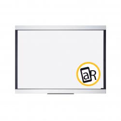 Cheap Stationery Supply of Bi-Office Expression Premium Magnetic Ceramic Whiteboard Aluminium Frame 1200x900mm 45242BS Office Statationery