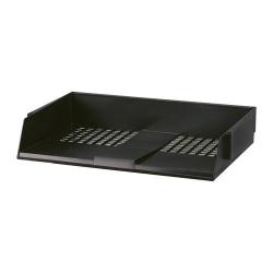 Cheap Stationery Supply of Avery Original Letter Tray Wide Entry A4/Foolscap Landscape Black W44BLK 45301AV Office Statationery