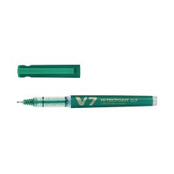 Cheap Stationery Supply of Pilot Hi-Tecpoint V7 Fineliner Pen Green Pack of 10 Office Statationery