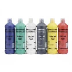 Cheap Stationery Supply of Classmates Ready Mixed Paint in Assorted Pack of 6 600ml Bottle Office Statationery