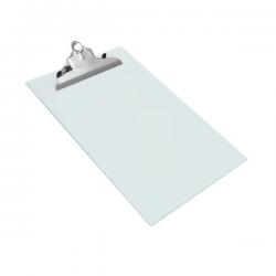 Cheap Stationery Supply of Rapesco Heavy Duty Clipboard Frosted Foolscap Transparant 0888 HT05033 Office Statationery