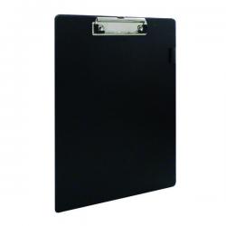Cheap Stationery Supply of Q-Connect PVC Single Clipboard Foolscap Black KF01296 KF01296 Office Statationery