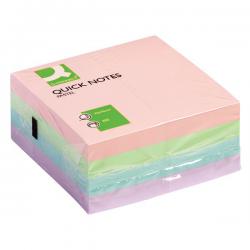 Cheap Stationery Supply of Q-Connect Quick Note Cube 76 x 76mm Pastel KF01347 KF01347 Office Statationery
