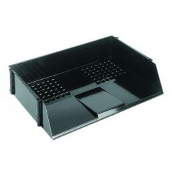 Cheap Stationery Supply of Q-Connect Wide Entry Letter Tray Black KF21688 KF21688 Office Statationery