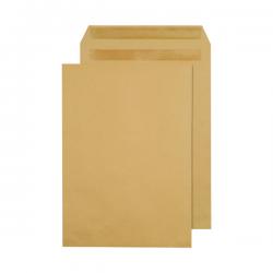 Cheap Stationery Supply of Q-Connect C4 Envelopes Pocket Self Seal 90gsm Manilla (Pack of 250) X1082/01 KF3419 Office Statationery