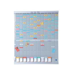 Cheap Stationery Supply of Nobo T-Card Planning Kit-Annual Planner, 13 columns, 54 slots Office Statationery