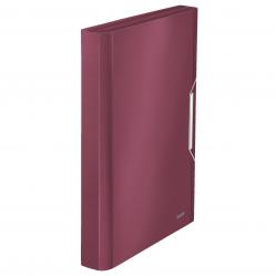 Cheap Stationery Supply of Leitz Style A4 Expanding File with 6 Compartments, Garnet Red - Outer carton of 5 Office Statationery