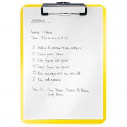 Cheap Stationery Supply of Leitz WOW Clipboard. 75 sheet capacity. A4. Yellow. - Outer carton of 10 Office Statationery
