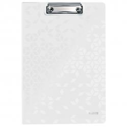 Cheap Stationery Supply of Leitz WOW Clipfolder with cover. A4. White - Outer carton of 10 Office Statationery