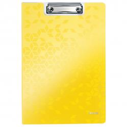 Cheap Stationery Supply of Leitz WOW Clipfolder with cover. A4. Yellow. - Outer carton of 10 Office Statationery