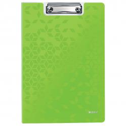 Cheap Stationery Supply of Leitz WOW Clipfolder with cover. A4. Green. - Outer carton of 10 Office Statationery