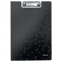 Cheap Stationery Supply of Leitz WOW Clipfolder with cover. A4. Black. - Outer carton of 10 Office Statationery