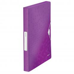 Cheap Stationery Supply of Leitz WOW Box File A4 Polypropylene Purple - Outer carton of 5 Office Statationery