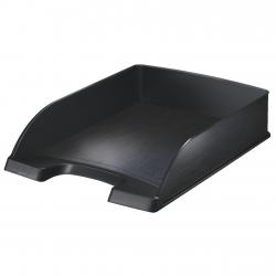 Cheap Stationery Supply of Leitz Style Letter Tray A4 - Satin Black - Outer carton of 5 Office Statationery