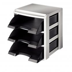 Cheap Stationery Supply of Leitz Plus Letter Tray Rack Black Office Statationery