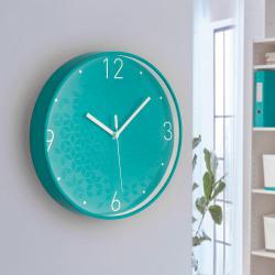 Cheap Stationery Supply of Leitz WOW Silent Wall Clock. 29 cm. Ice blue. Office Statationery