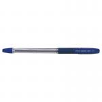 Pilot BPS GP Ball Pen Rubberised Grip Fine 0.7mm Tip 0.27mm Line Blue Ref BPGPF03 [Pack 12] 003430