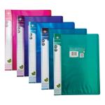 Concord Display Book Polypropylene 10 Pockets A4 Assorted Ref 7140-PFL [Pack 10] 012253