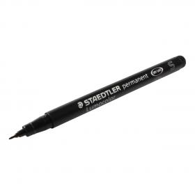 Staedtler 313 Lumocolor Permanent Pen Superfine 0.4mm Line Black Ref 313-9 [Pack 10] 013143