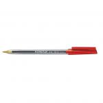Staedtler 430 Stick Ball Pen Medium 1.0mm Tip 0.35mm Line Red Ref 430M-2 [Pack 10] 01837X