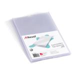 Rexel Clear Card Holder Nyrex Open on Short Edge A5 Ref 12060 [Pack 25] 022160