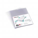 Rexel Clear Card Holder Nyrex Open on Short Edge A4 Ref 12081 [Pack 25] 022187