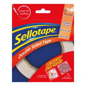 Sellotape Double Sided Tape 12mm x 33m Ref 1447057 [Pack 12] 025108