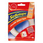 Sellotape Double Sided Tape 15mm x 5m Ref 1445293 [Pack 12] 025132