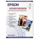 Epson Premium Photo Paper Semi-gloss 251gsm A3 Ref C13S041334 [20 Sheets] 028481